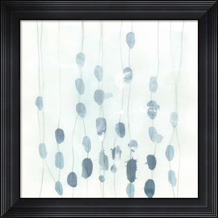 Framed Indigo Threads I Print
