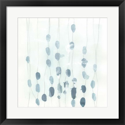 Framed Indigo Threads I Print