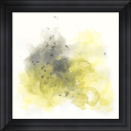 Framed Citron Cloud I Print
