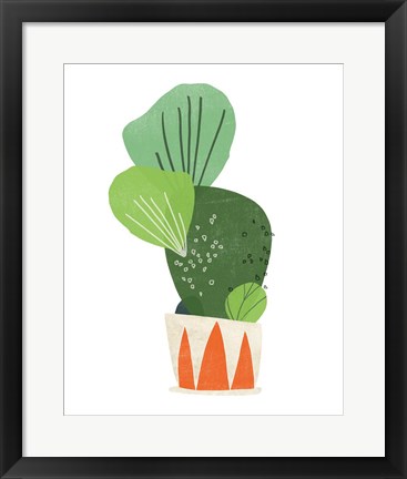 Framed Happy Plants I Print