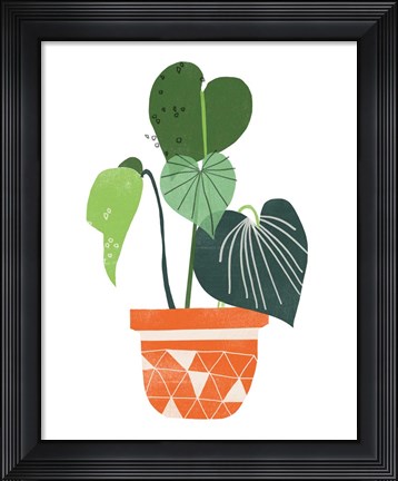 Framed Happy Plants II Print