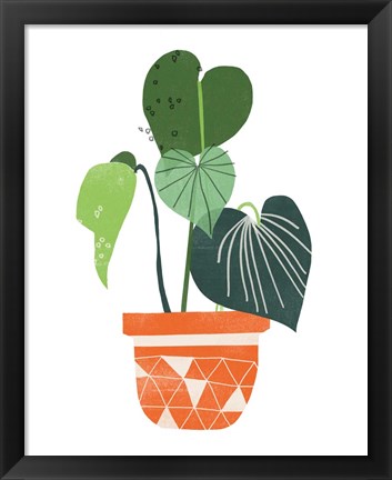 Framed Happy Plants II Print