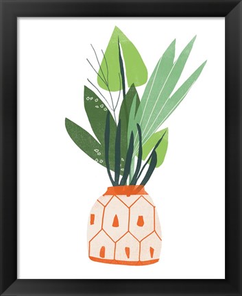 Framed Happy Plants III Print