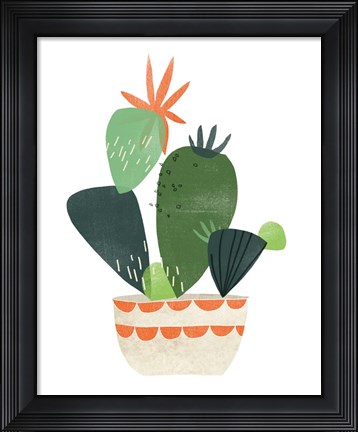 Framed Happy Plants IV Print