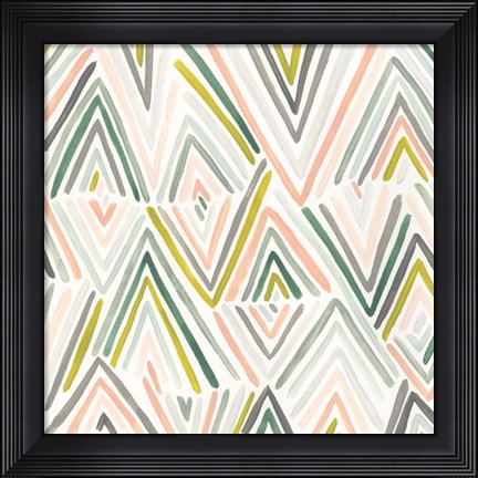 Framed Tropic Tribal I Print