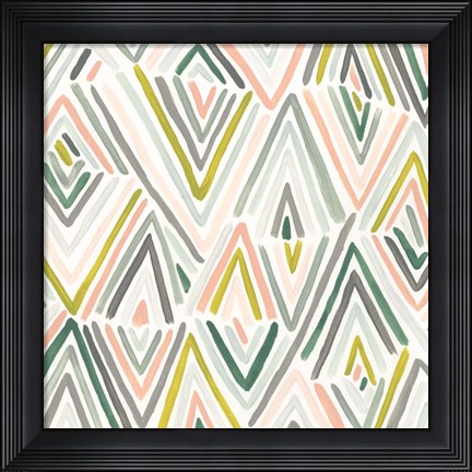 Framed Tropic Tribal IV Print