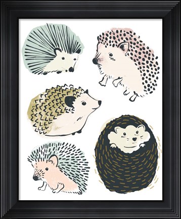 Framed Prickle Pals II Print
