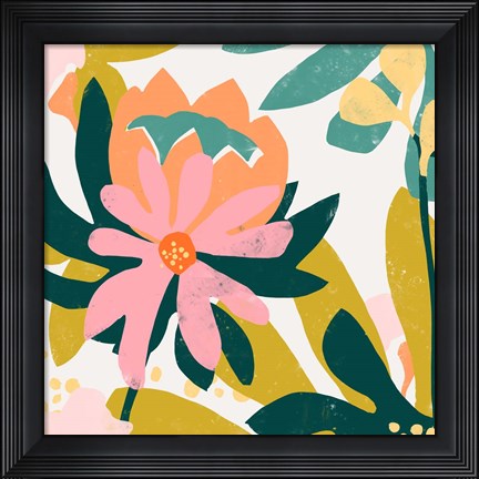 Framed Cut Paper Garden IV Print