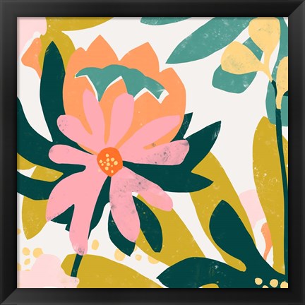 Framed Cut Paper Garden IV Print