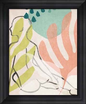 Framed Tropical Nude I Print
