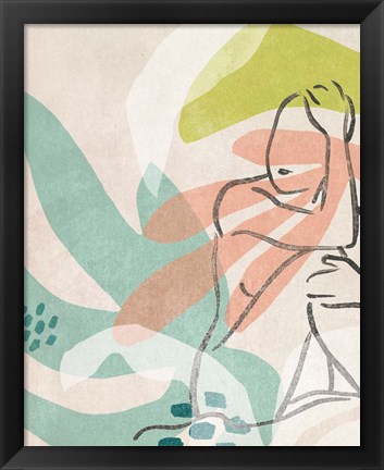 Framed Tropical Nude II Print