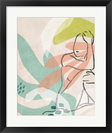 Framed Tropical Nude II Print