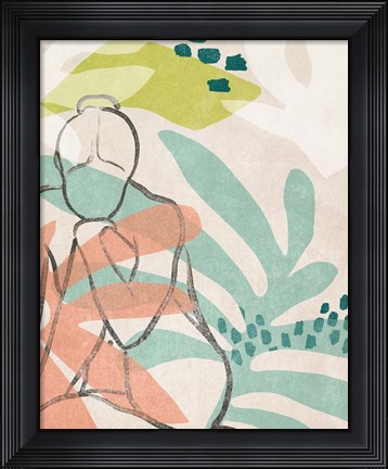 Framed Tropical Nude III Print