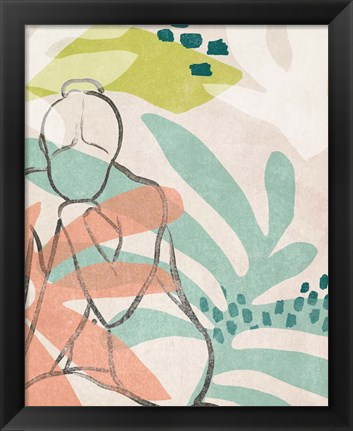 Framed Tropical Nude III Print