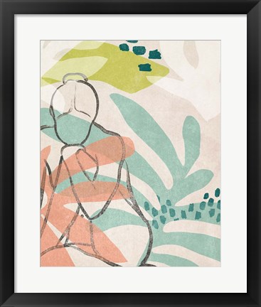 Framed Tropical Nude III Print