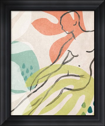Framed Tropical Nude IV Print