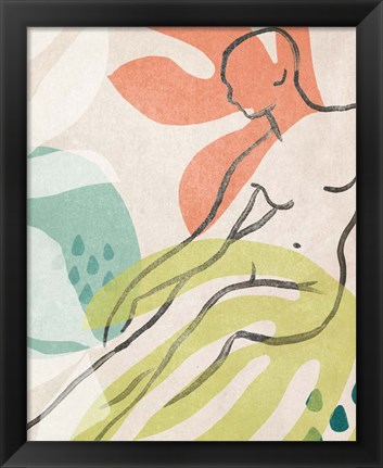 Framed Tropical Nude IV Print