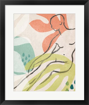 Framed Tropical Nude IV Print