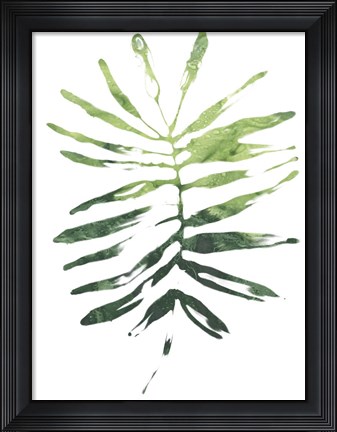 Framed Emerald Tropics I Print