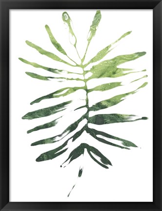 Framed Emerald Tropics I Print