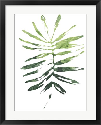 Framed Emerald Tropics I Print