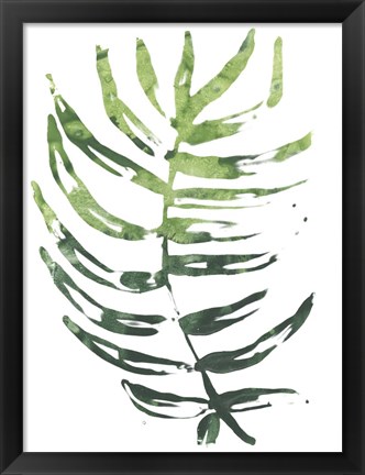Framed Emerald Tropics IV Print
