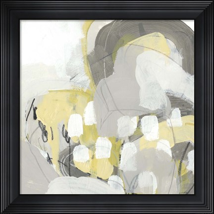 Framed Citron Mist I Print