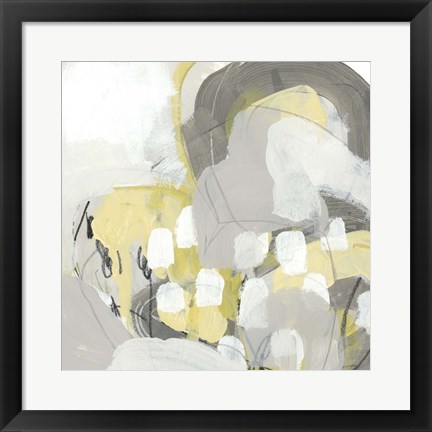 Framed Citron Mist I Print