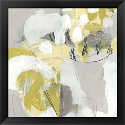 Framed Citron Mist III Print