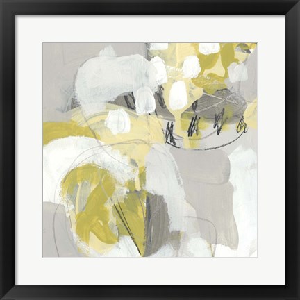 Framed Citron Mist III Print