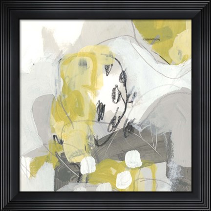 Framed Citron Mist IV Print