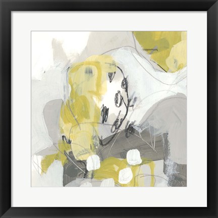 Framed Citron Mist IV Print
