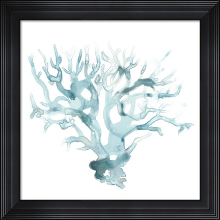 Framed Ocean Cameo I Print