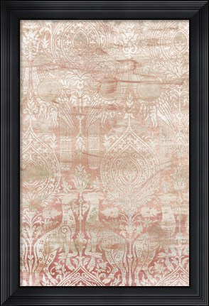 Framed Garnet Weft II Print