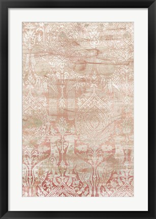 Framed Garnet Weft II Print