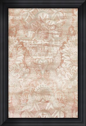 Framed Garnet Weft III Print