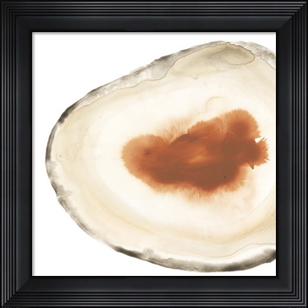 Framed Cropped Geodes I Print