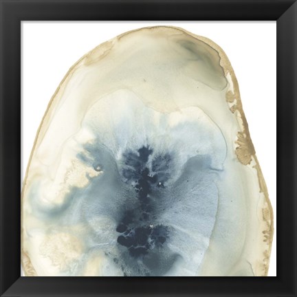 Framed Cropped Geodes II Print
