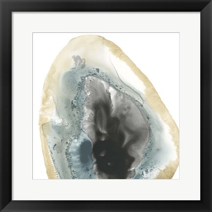 Framed Cropped Geodes III Print