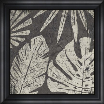 Framed Tribal Palms I Print