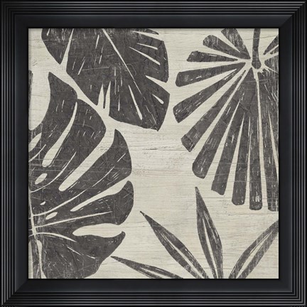 Framed Tribal Palms II Print
