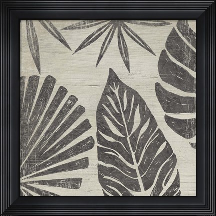 Framed Tribal Palms III Print