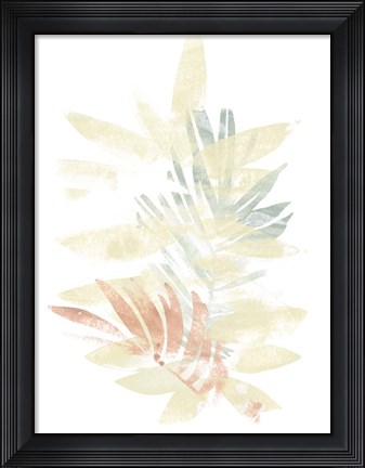 Framed Pastel Tropics II Print