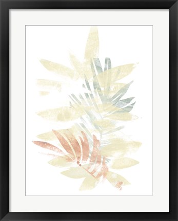 Framed Pastel Tropics II Print