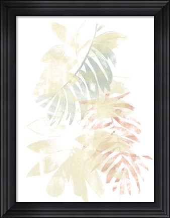 Framed Pastel Tropics III Print