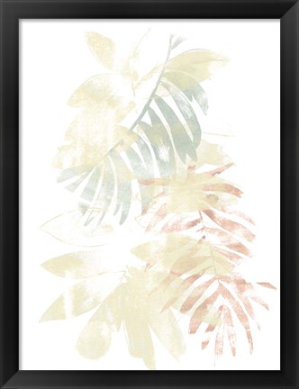 Framed Pastel Tropics III Print