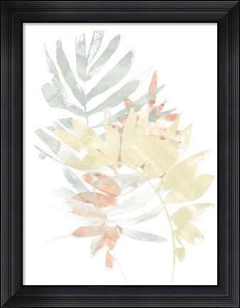 Framed Pastel Tropics IV Print