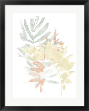 Framed Pastel Tropics IV Print