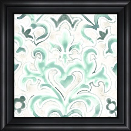 Framed Bohemian Textile VIII Print