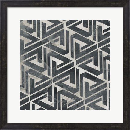 Framed Neutral Tile Collection II Print